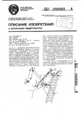 Судовой забортный трап (патент 1020303)