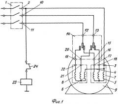 Устройство управления и защиты двухскоростного электродвигателя (патент 2276832)