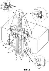 Отсоединяемая система турельного причала с утяжеленным причальным буем, несущим водоотделяющую колонну (патент 2487044)