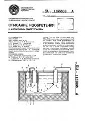 Печь для плавления металлов (патент 1155838)