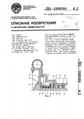 Способ разгрузки подшипников центробежного насоса (патент 1249194)