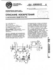 Установка для исследования динамических процессов в опорно- рамном приводе локомотива (патент 1008642)