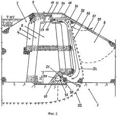 Каменно-земляная плотина (патент 2474646)