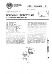 Устройство для облицовки модели пленкой (патент 1369851)