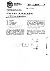 Блок многоканальной ассоциативной выборки информации для оптического запоминающего устройства (патент 1065887)