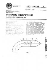 Устройство для дренирования (патент 1597198)