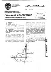 Способ установки опоры линии электропередачи (патент 1079606)