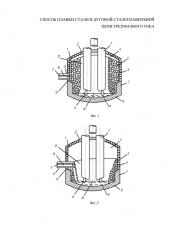 Способ плавки стали в дуговой сталеплавильной печи трехфазного тока (патент 2634105)