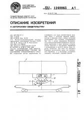 Устройство для крепления длинномерных грузов на платформе транспортного средства (патент 1248865)