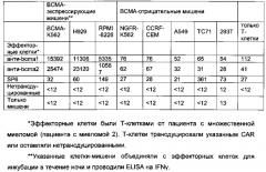 Химерные антигенные рецепторы, нацеленные на антиген созревания в-клеток (патент 2650805)