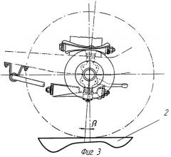 Устройство для измерения развала и продольных углов наклона оси поворота управляемых колес автомобиля (патент 2308015)