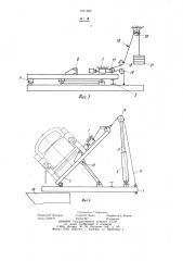 Устройство для разгрузки автомобилей и автопоездов (патент 1071560)