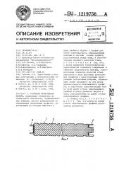 Стеновая трехслойная панель (патент 1219756)