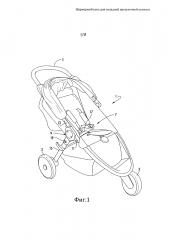 Шарнирный узел для складной прогулочной коляски (патент 2630943)