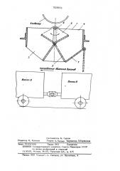 Устройство для перекрывания межвагонного пространства в процессе непрерывной погрузки насыпных грузов (патент 525603)