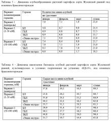 Способ регулирования клубнеобразования и продуктивности растений картофеля в условиях гидропоники (патент 2660918)