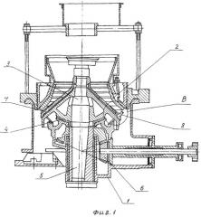 Конусная дробилка (патент 2396118)