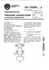 Устройство для получения дисперсных систем (патент 1205929)