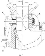Опорный узел лопатки направляющего аппарата гидротурбины (патент 2250388)