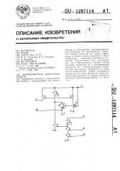 Формирователь импульсов записи (патент 1297114)