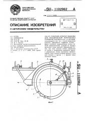 Рабочий аппарат машины для механической переработки торфяной залежи (патент 1102962)