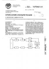 Система управления испытаниями изделий на случайную вибрацию (патент 1670461)