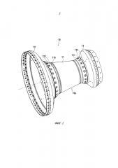 Выпускной конус авиационного двигателя и задний корпус авиационного двигателя (патент 2625421)