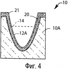 Способ формирования герметичных огнеупорных стыков в емкости для металла, и емкость, имеющая такие стыки (патент 2542038)