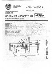 Загрузочное устройство (патент 1816645)