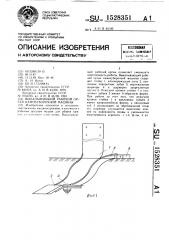 Выкапывающий рабочий орган камнеуборочной машины (патент 1528351)