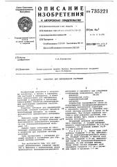Субстрат для выращивания растений (патент 735221)