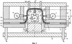 Способ испытания листового материала на пружинение и предельные параметры при четырехугловой гибке с прижимом краев образца (варианты) (патент 2344406)