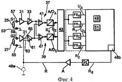 Кориолисов расходомер (варианты), способ определения соотношения усилений двух ветвей обработки сигналов кориолисова расходомера и способ определения расхода (патент 2366901)