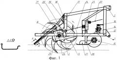 Роторный вычесыватель-глубокорыхлитель (патент 2546192)