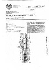 Устройство для отбора проб и замера температуры жидкого металла (патент 1718000)