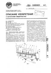 Пневматический сепаратор для разделения сыпучих материалов (патент 1445821)