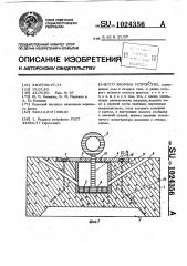 Якорное устройство (патент 1024356)