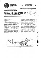 Транспортное средство для перевозки длинномерных грузов (патент 1022836)