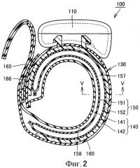 Манжета для измерителя артериального давления, измеритель артериального давления, устройство для сжатия живого тела и устройство для измерения информации о живом теле (патент 2316249)