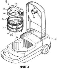 Блок фильтра для пылесоса (патент 2254801)