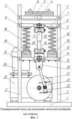 Универсальный стенд для испытания гасителей колебаний (патент 2556768)