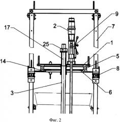 Устройство для резки чехла с отработавшим ядерным топливом в ячейке хранилища (патент 2501104)