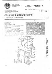 Устройство для обескрыливания и очистки лесных семян (патент 1732832)