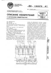 Станок для формования бетонных камней (патент 1364476)