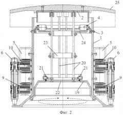 Функциональная структура электромагнитных фиксаторов диагностических и хирургических корпусов выдвижной крышки тороидальной хирургической робототехнической системы (вариант русской логики - версия 1) (патент 2563743)