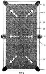 Ткань для бильярдного стола и способ печати на ткани для бильярдного стола (патент 2287630)