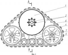 Сменный гусеничный движитель трактора (патент 2441795)
