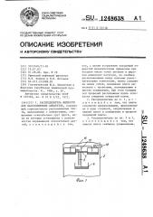 Распределитель жидкости для массообменных аппаратов (патент 1248638)