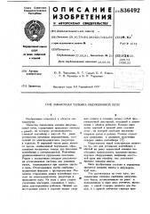 Завалочная тележка индукционной печи (патент 836492)