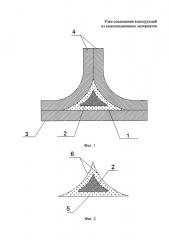Узел соединения конструкций из композиционных материалов (патент 2595692)